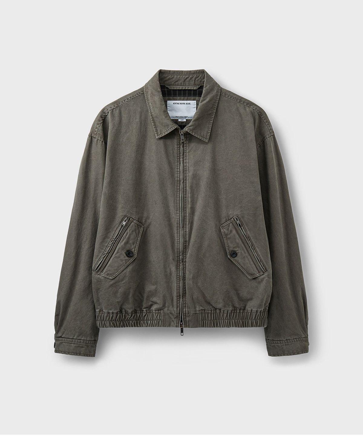 유니온블루(UNION BLUE) DRIVER SWING JACKET [SAND GRAY]