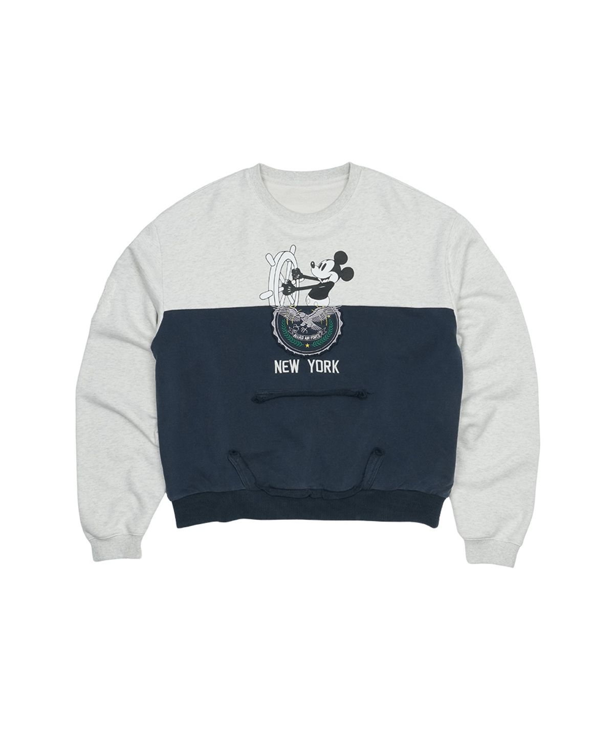 그레일즈(GRAILZ) VINTAGE UPCYCLING SWEATSHIRT [GRAY]