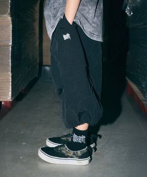 KIDS BERMUDA CARGO PANTS - BLACK