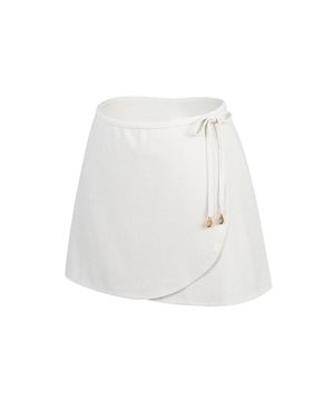 여성 크로셰 밴딩 랩스커트 아이보리 RN-WS2G302-IV