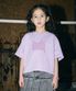 KIDS GIRL TAG CROP MTM TEE - LAVENDER