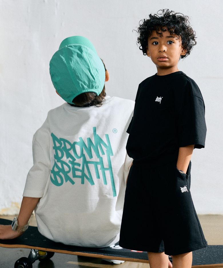 KIDS TAG COTTON MTM SETUP(SHORTS) - 2COLOR