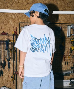 KIDS PATCHWORK TAG V.2 TEE  - WHITE