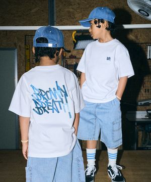 KIDS PATCHWORK TEE DENIM SHORTS SETUP