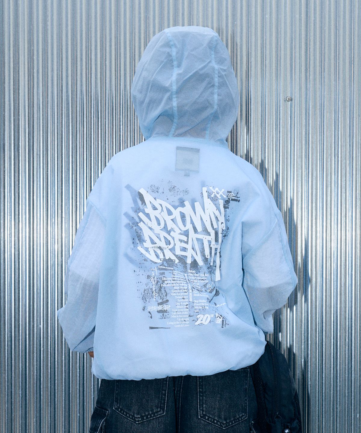 브라운브레스 키즈(BROWNBREATH KIDS) KIDS TAG LIGHT WINDBREAKER - SKY BLUE