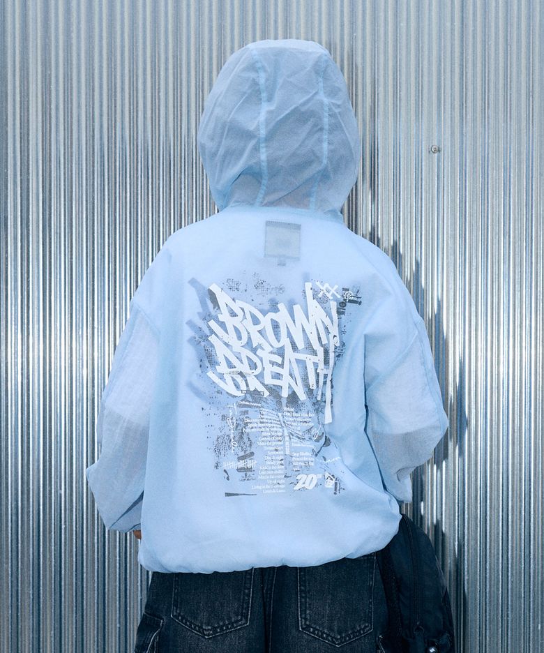 KIDS TAG LIGHT WINDBREAKER - SKY BLUE