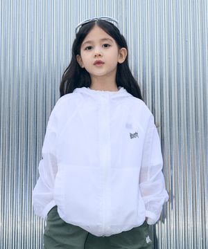 KIDS TAG LIGHT WINDBREAKER - IVORY