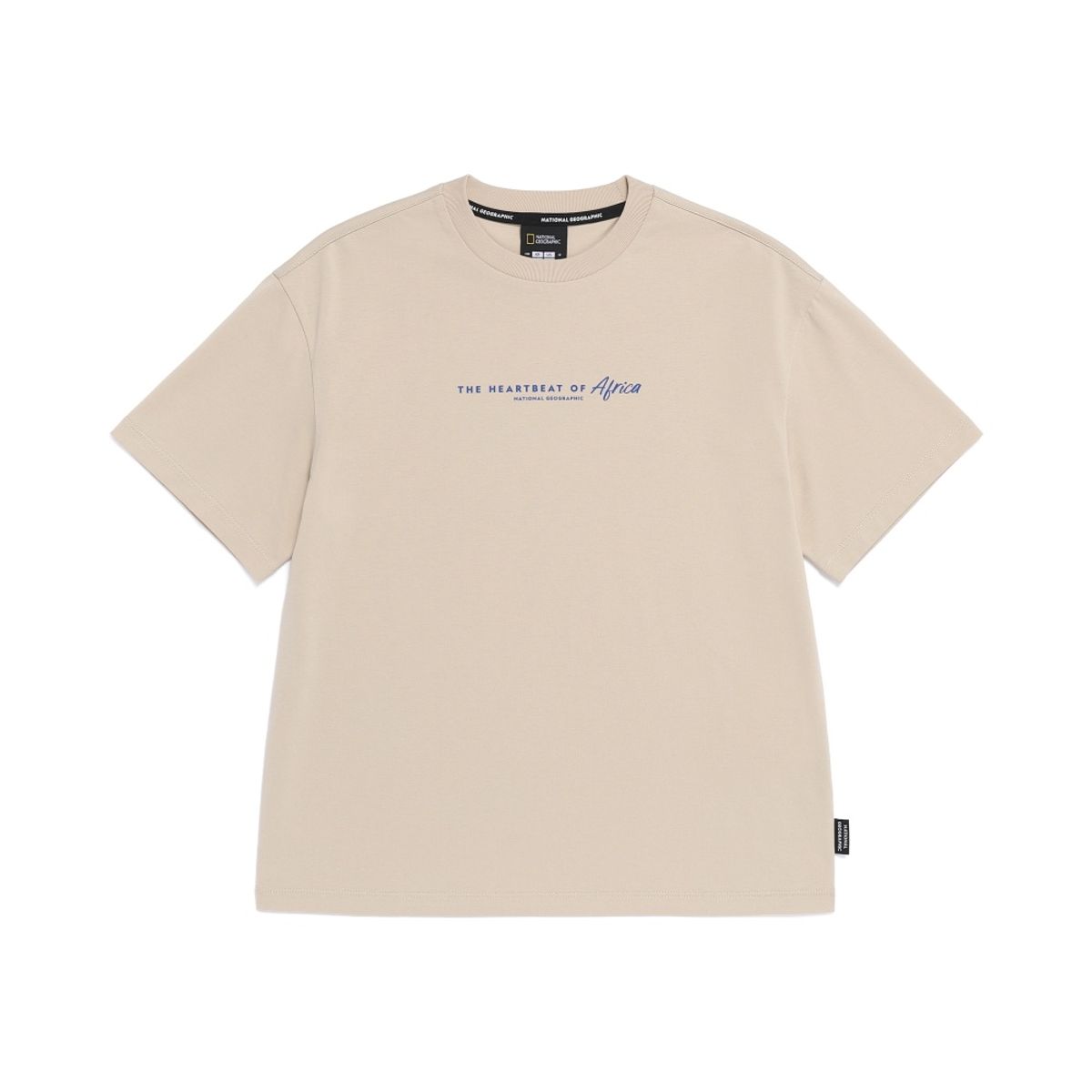 내셔널지오그래픽 키즈(NATIONAL GEOGRAPHIC KIDS) K262UTS930 사파리 그래픽 반팔 티셔츠-3 MOURNING BEIGE