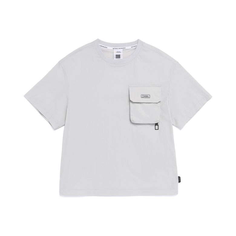 K262UTS860 어드벤처 에어로벤트 우븐 반팔 티셔츠 L/GREY