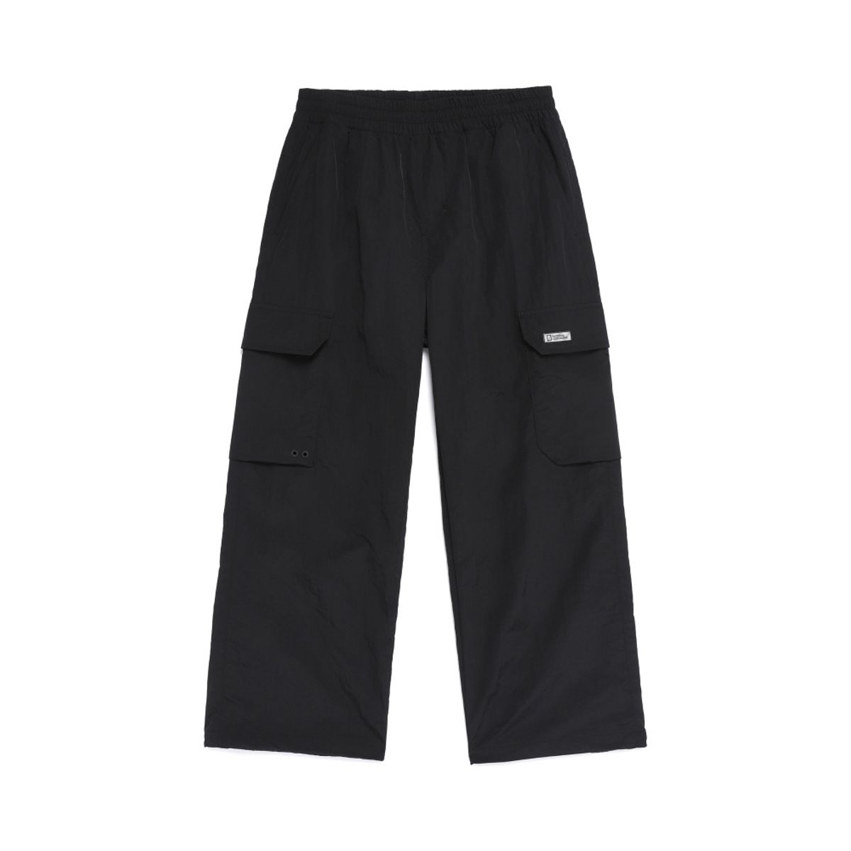 내셔널지오그래픽 키즈(NATIONAL GEOGRAPHIC KIDS) K262UPT810 어드벤처 에어로벤트 루즈핏 우븐 팬츠 CARBON BLACK