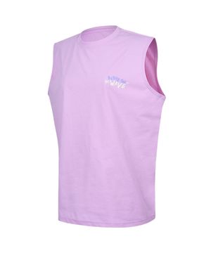 여성 야광 로고 슬리브리스 래쉬가드 퍼플 RN-CS2G953-PP