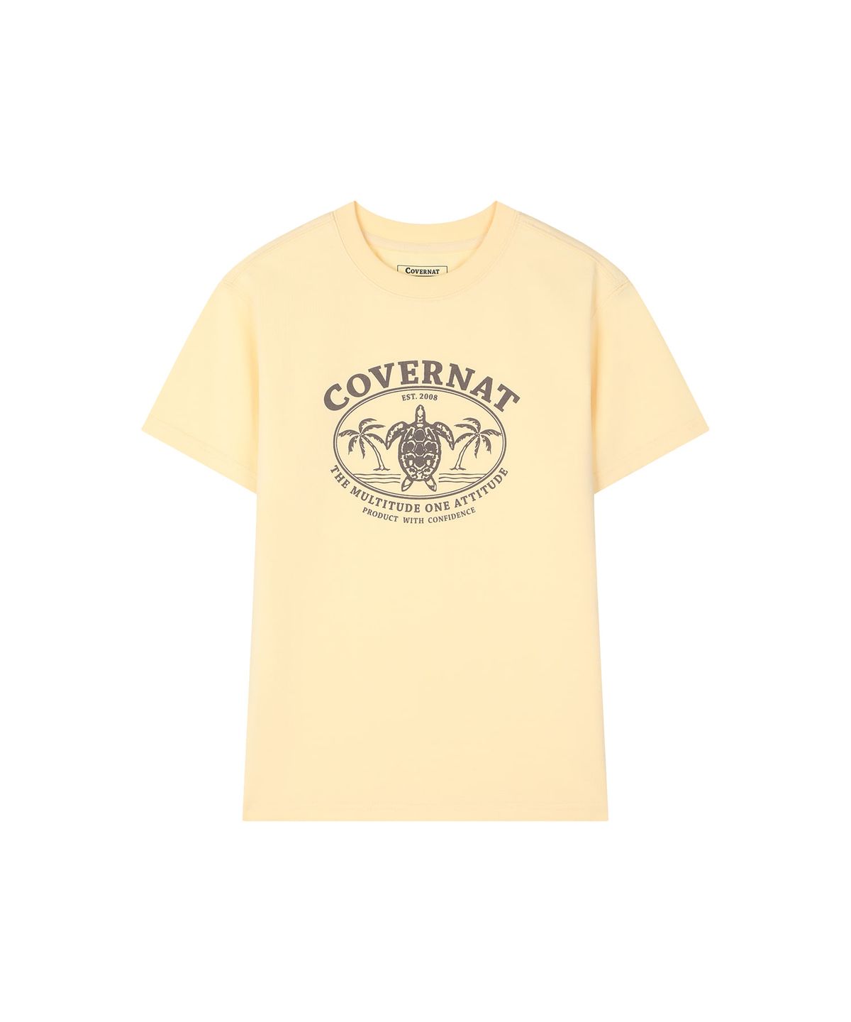 커버낫 키즈(COVERNAT KIDS) 아쿠아 터틀 티셔츠 옐로우 CK2602ST36YE