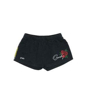 QUIRKY CRYSTAL REWORK SHORT [BLACK]