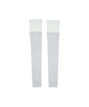 LACE LAYERED KNEE SOCKS [GRAY]