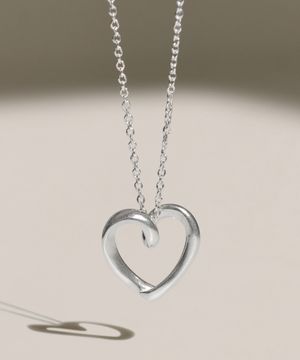 925실버 오픈 하트 목걸이 로사/ Rosa