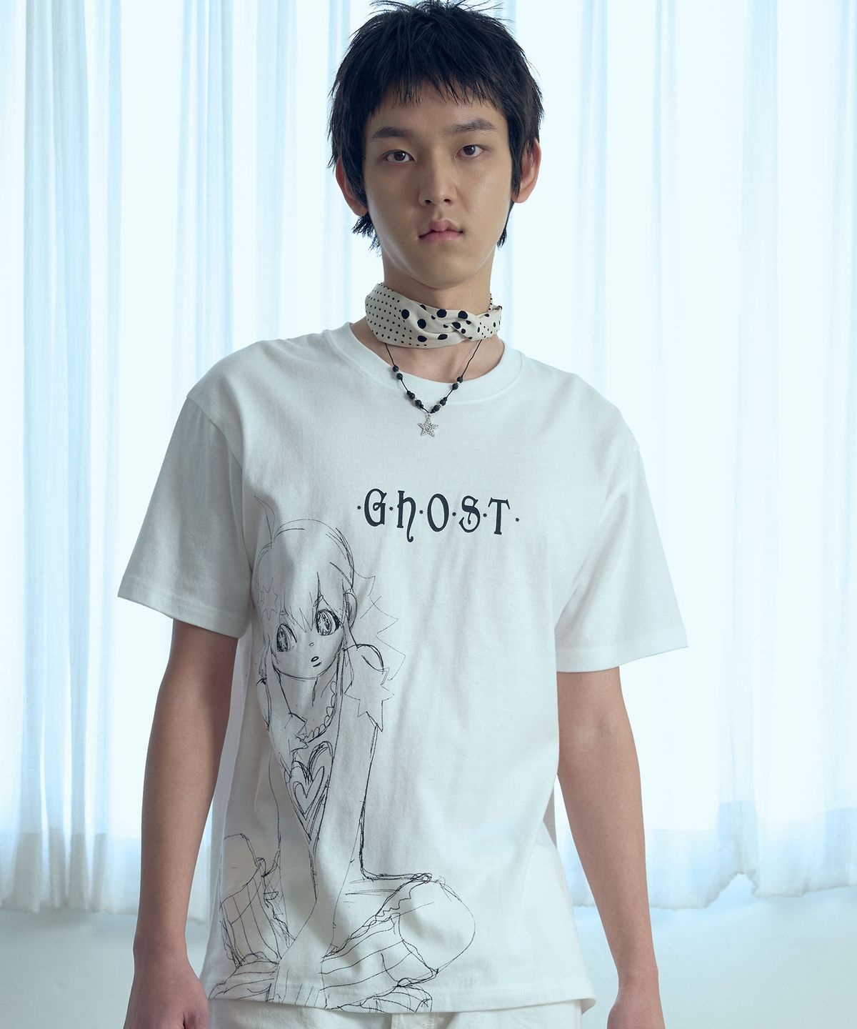 나이스고스트클럽(NICEGHOSTCLUB) STAR GIRL TEE_WHITE(NG2GMUT510A)