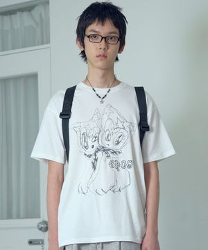 WARPED DOLLY TEE_WHITE(NG2GMUT516A)