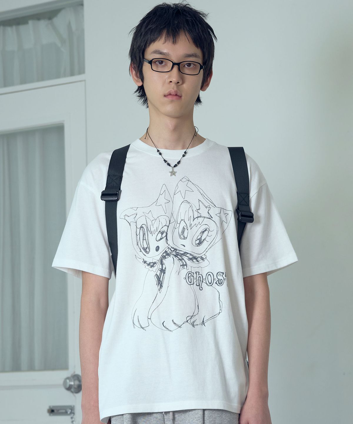 나이스고스트클럽(NICEGHOSTCLUB) WARPED DOLLY TEE_WHITE(NG2GMUT516A)