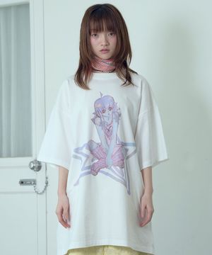STAR GIRL BIG BIG TEE_WHITE(NG2GMUT522A)