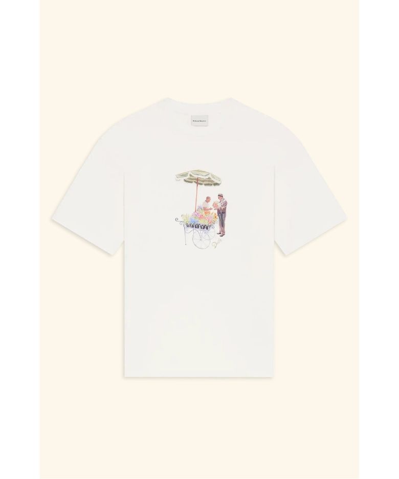 플로리스트 그래픽 티셔츠 T-shirt Fleuriste D0TCM26214WHM