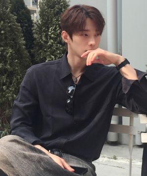 린넨 라이크 세미 오버핏 셔츠 - 3color