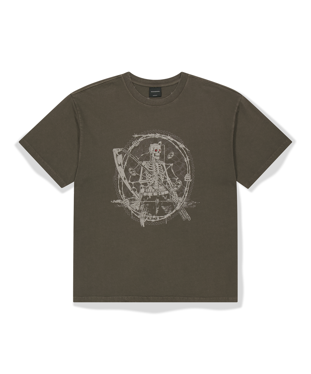 위캔더스(WKNDRS) [KOIN SEOUL] REAPER T-SHIRT (BROWN)