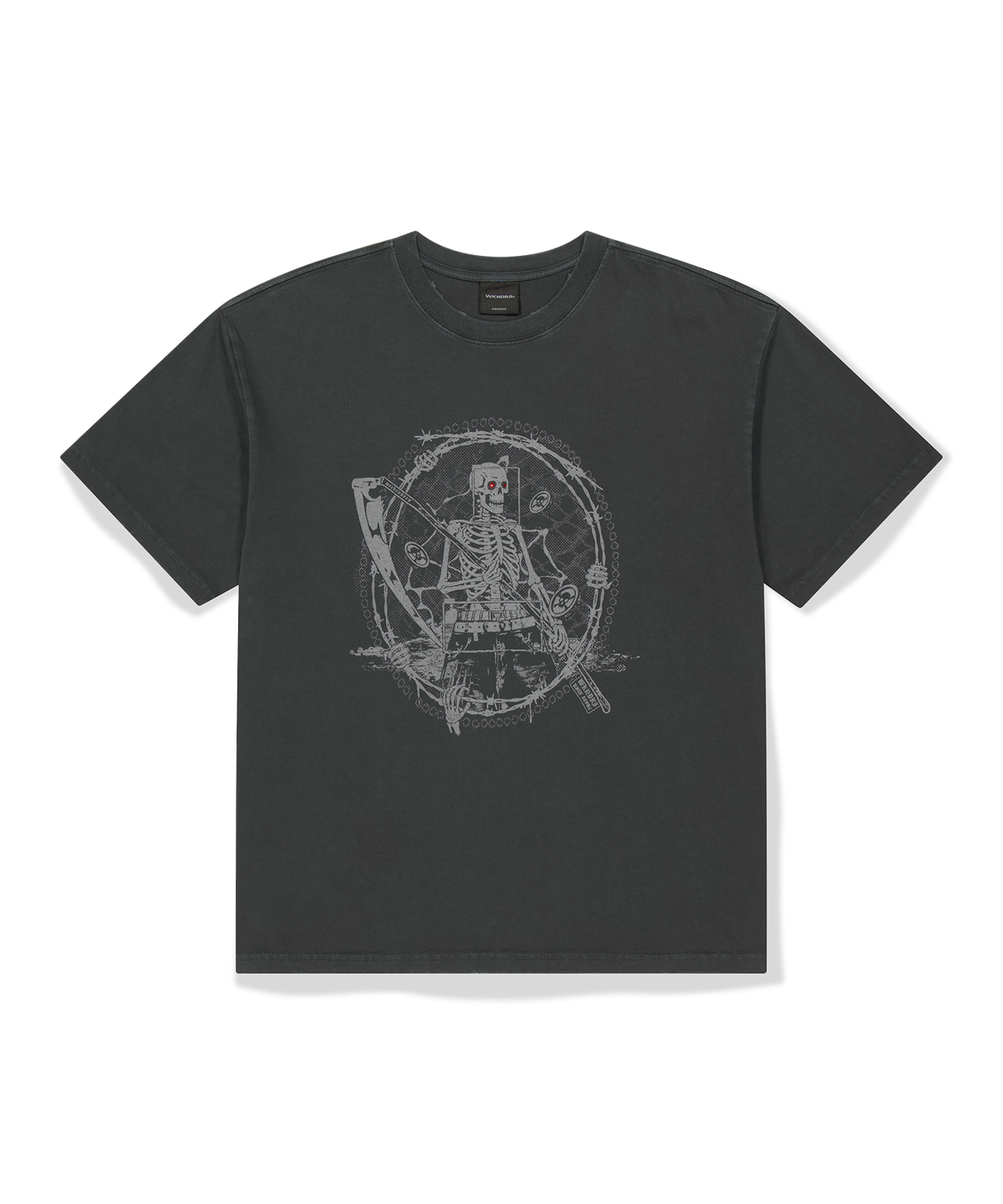 위캔더스(WKNDRS) [KOIN SEOUL] REAPER T-SHIRT (CHARCOAL)