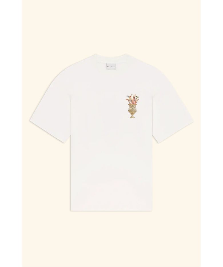 칸느 그래픽 티셔츠 T-shirt Cannes D0TCM26212WHM