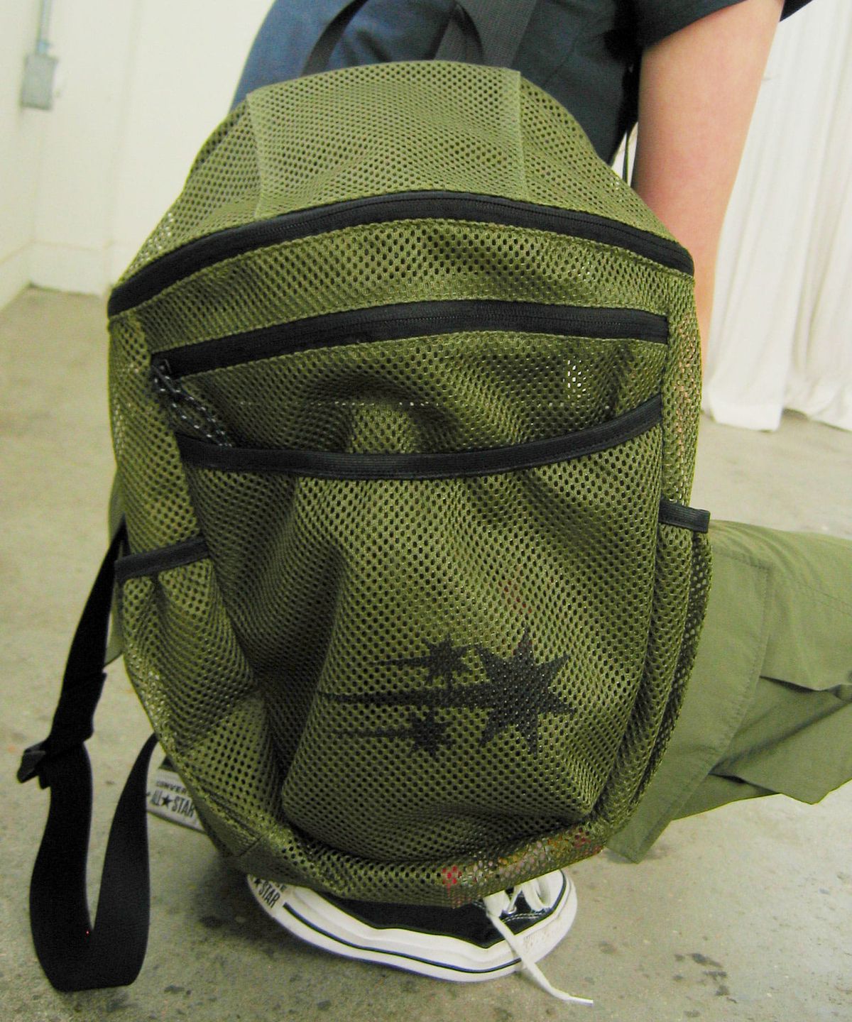 나이스고스트클럽(NICEGHOSTCLUB) MESH BACKPACK_KHAKI(NG2GSUAB42A)