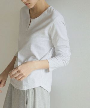 프링 모달스판 지퍼 탑