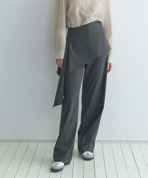 스카프 세트 스트레이트 팬츠 NEW6SL222