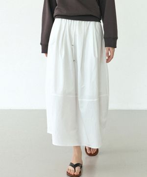 메르 절개 포인트 밴딩 스커트