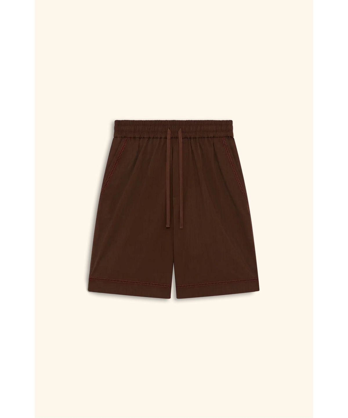 드롤드무슈(DROLE DE MONSIEUR) 엘라스틱 텍스처 쇼츠 Short Elastique Jour Echelle D0POM26326BRX