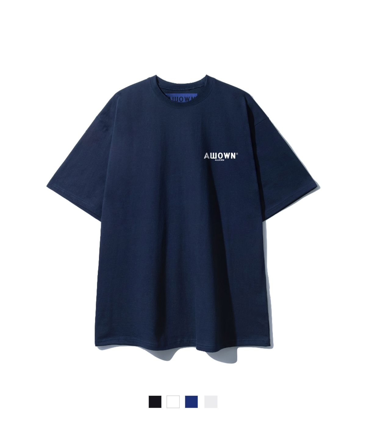 올라온(ALLIOWN) A/L BASIC LOGO 오버핏 반팔 티셔츠 (GOS2-3AL005)