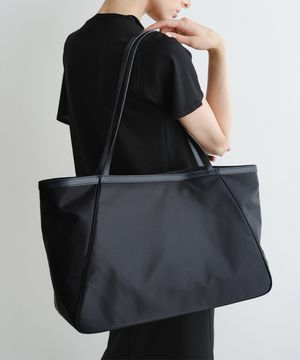 TOVI NYLON SHOPPER BAG (BLACK)