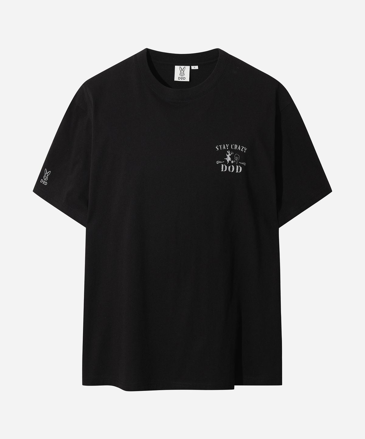 디오디(DOD) 빈티지 반팔 티셔츠(BLACK)