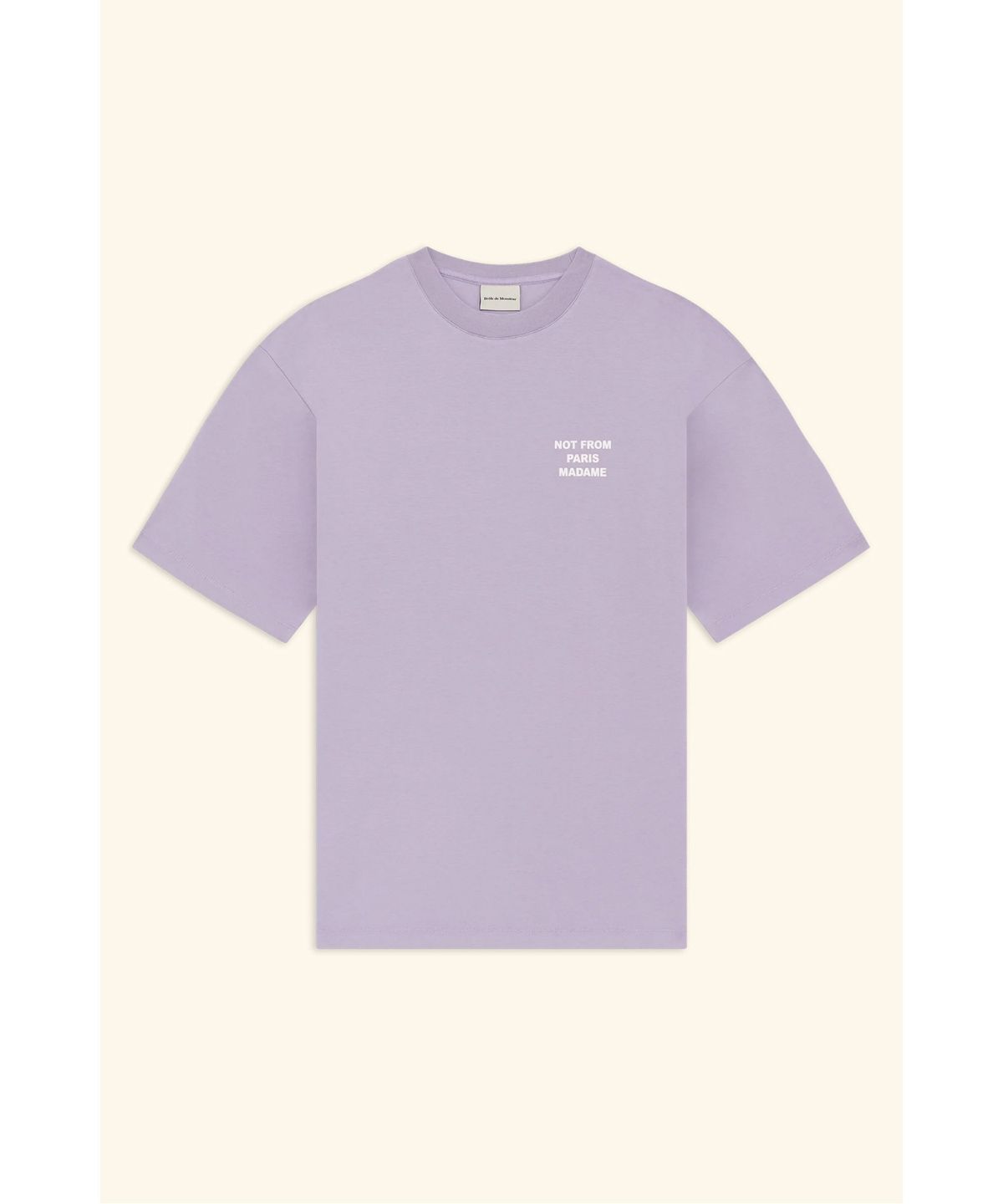 드롤드무슈(DROLE DE MONSIEUR) 슬로건 그래픽 티셔츠 Le T-shirt Slogan  D0TCM26222PPL