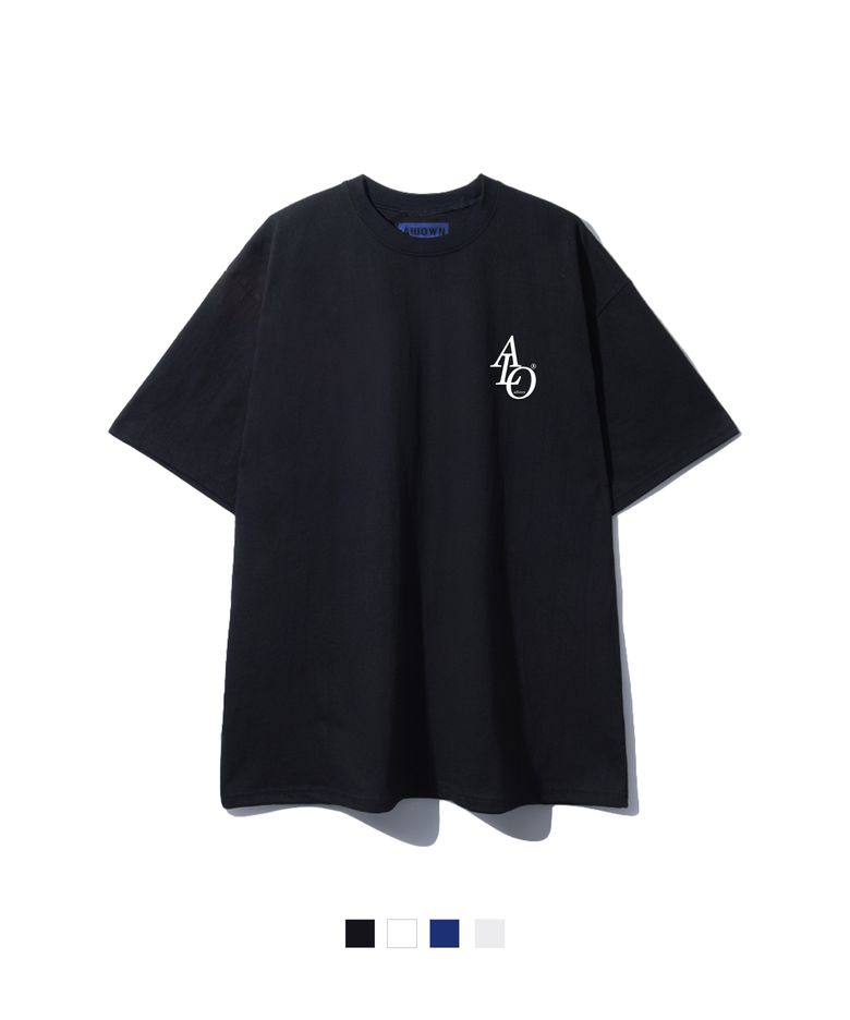 A/L SMALL ALO 오버핏 반팔 티셔츠 (GOS2-A8S08)