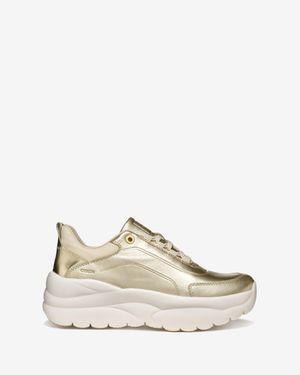 엑스토스 여성 스니커즈-골드