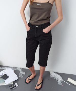 Below Capri Denim - Black