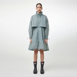 [WOMEN] 트래블 롱 웨더 자켓 - 라이트카키 HEW0006AJZLKH