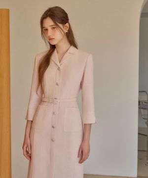 26SS Calla134 쉬비긴즈 세레나 트위드 원피스 핑크