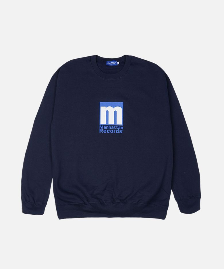 MR Box Logo Crew Neck - Navy