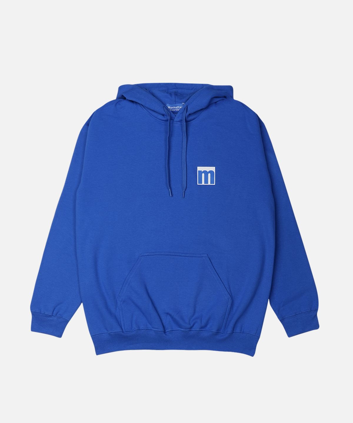 맨하탄레코즈(MANHATTAN RECORDS) MR Flagship Logo Hoodie - Blue