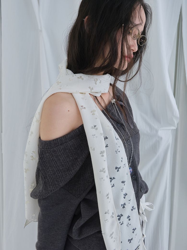 빈티지 레이스 클로버 스카프 Vintage Lace Scarf (3 Colors)