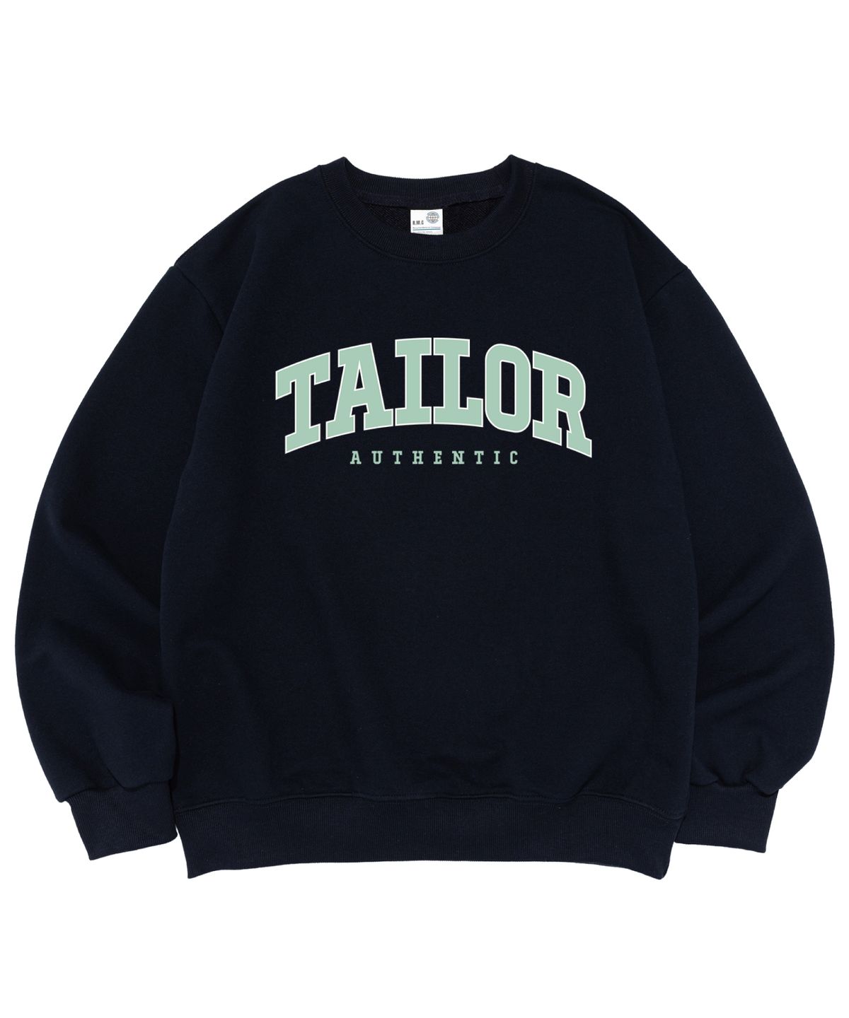 테일러 스튜디오(TAILOR STUDIO) [기모/NO기모] 엔비엘 로고 맨투맨 (네이비)