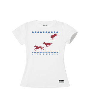 do blue 세미크롭 반팔티 [화이트]