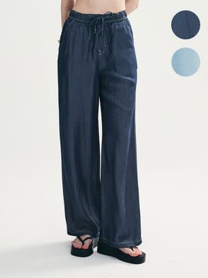 RAP5010 레이온 와이드 밴딩 팬츠