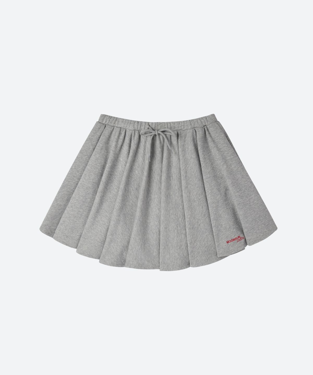 문선 아카이브(MOONSUN ARCHIVE) M.C Volume Mini Sweat Skirt / MELANGE GRAY
