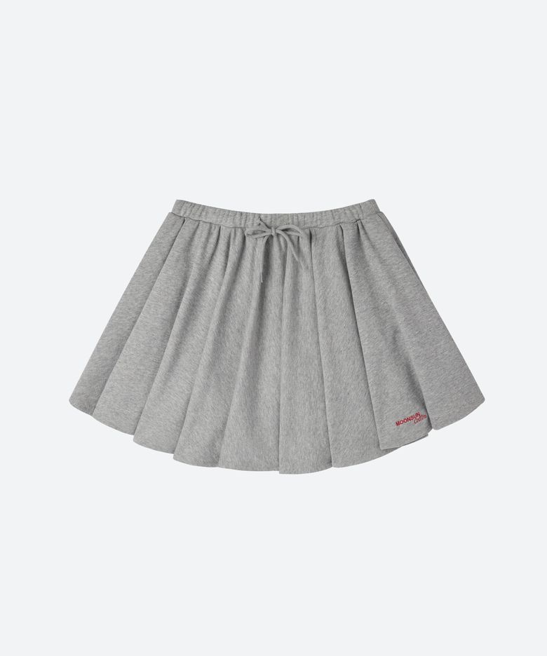 M.C Volume Mini Sweat Skirt / MELANGE GRAY